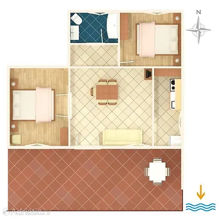 Zora Apartment Seget Vranjica Exterior photo