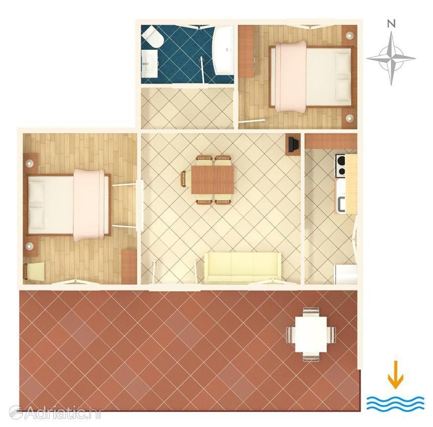 Zora Apartment Seget Vranjica